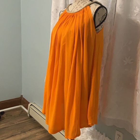 Sand & Spirit | Orange Cover up / House Dress | size 2 - Picture 5 of 6